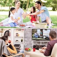 Nikcorp Set 3 ukrasne košare za voće, višenamjenske zdjele za povrće i grickalice, PP materijal bez BPA, roza, plava, siva