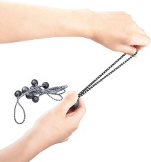 Nikcorp Elastične bungee vezice s kuglicom 60 kom, za brzo pričvršćivanje cerada, šatora i bannera, otporne na habanje, 15 cm, crne