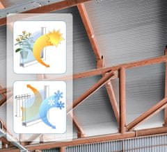 Nikcorp Aluminijska izolacijska folija za krov i zid, dvoslojna termoizolacija s mjehurićima, vodootporna i zvučna, 0,6x25m (15m²)