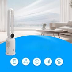 Nikcorp Klimator 3u1 s ovlaživačem zraka, tihi rad, 12 brzina, timer, daljinski upravljač, oscilacija 70°, 2L spremnik, bijeli