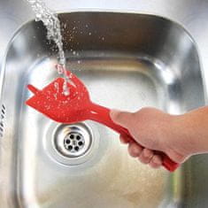 Nikcorp Silikonska lopatica i hvataljka 2u1 otporna na toplinu za jaja i palačinke, sigurna za non-stick posuđe, višebojna