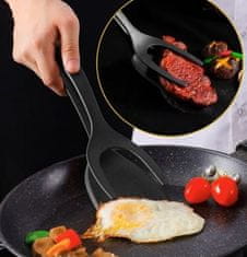 Nikcorp Set kuhinjskih dodataka za jaja s automatskim spremnikom, višenamjenski za pripremu omleta i palačinki, višebojni