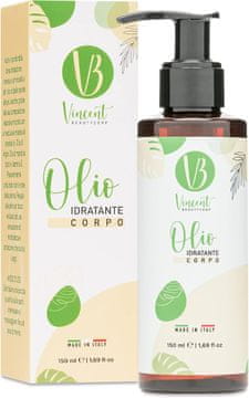 Nikcorp Profesionalno ulje za masažu s bademom za hidrataciju, arganom i vitaminom E, za tijelo, lice i kosu, miris božura, 150 ml