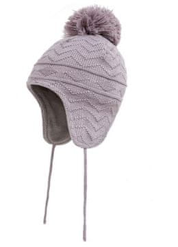 Nikcorp Dječji zimski set kapa i šal, topli dvodijelni komplet za djecu 1-6 godina, podstava od pliša, mekani kašmir, ljubičasti