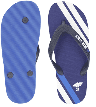 Nikcorp Dječje japanke za dječake za ljeto, lagane i udobne s gumenim remenčićima i EVA potplatom, tamnoplave, veličina 31 EU