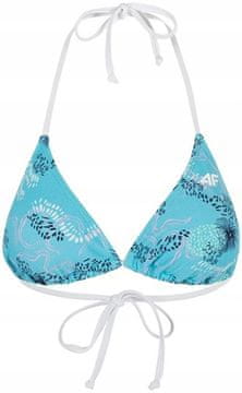 Nikcorp Gornji dio ženskog kupaćeg kostima, brzo sušeći i elastičan, trokutaste košarice s jastučićima, vezanje oko vrata, svijetloplavi XS