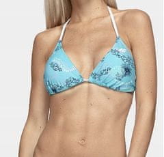 Nikcorp Gornji dio ženskog kupaćeg kostima, brzo sušeći i elastičan, trokutaste košarice s jastučićima, vezanje oko vrata, svijetloplavi XS