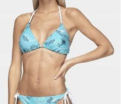 Nikcorp Gornji dio ženskog kupaćeg kostima, brzo sušeći i elastičan, trokutaste košarice s jastučićima, vezanje oko vrata, svijetloplavi XS