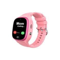 Nikcorp Pametni sat za djecu s GPS lokatorom, SOS poziv, pozivi i chat, kamera, igrice, roza boja