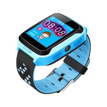 Nikcorp Dječji pametni sat vodootporan IP67 s GPS lokatorom, SOS pozivom, HD kamerom, 16 igrica i zaslonom na dodir, plavi