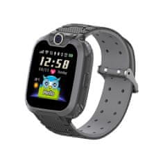 Nikcorp Dječji pametni sat vodootporan IP67 s GPS lokatorom, SOS pozivima, kamerom i igrama za dječake i djevojčice, crni