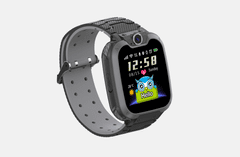 Nikcorp Dječji pametni sat vodootporan IP67 s GPS lokatorom, SOS pozivima, kamerom i igrama za dječake i djevojčice, crni