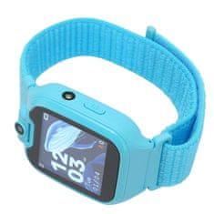 Nikcorp Dječji pametni sat vodootporan IP67 s GPS lokatorom, SOS pozivom, 16 igrica, HD kamerom i budilicom, plavi