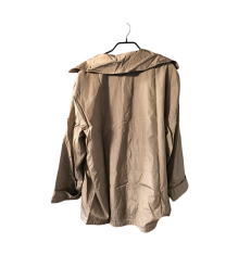 Nikcorp Ženski bež kaput lagani prijelazni s patentnim zatvaračem, elegantan i udoban za svaki dan, veličina 44