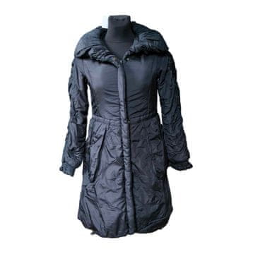 Nikcorp Ženska zimska jakna topla i udobna, podstavljena za zaštitu od hladnoće i vjetra, elegantan kroj, tamnoplava S/10