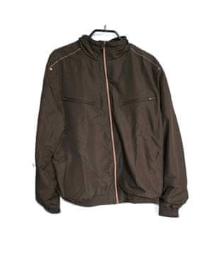 Nikcorp Ženska bomber jakna topla i udobna, prijelazna za jesen i proljeće, otporna na vjetar, ležerni kroj, smeđa, veličina 46