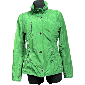 Nikcorp Ženska prijelazna jakna za proljeće i jesen, lagana i udobna, otporna na vjetar, za svakodnevno nošenje, zelena, 38