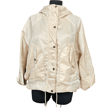 Nikcorp Ženska lagana jakna za prijelazno razdoblje, udobna i prozračna, zaštita od vjetra, za proljeće i jesen, bež boja, S