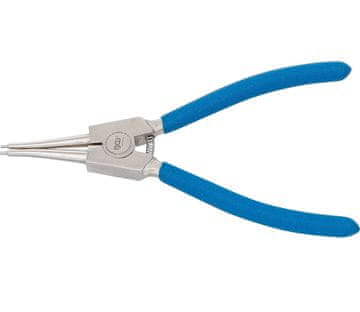 Nikcorp Kliješta za seger osigurače vanjska, ravna, za preciznu montažu i demontažu, s neklizajućim ručkama, vrh 2,0 mm, 175 mm