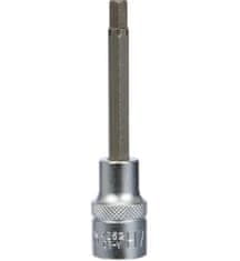 Nikcorp Nasadni ključ šesterokutni za precizan rad, dugački za teško dostupna mjesta, krom-vanadij čelik, 7 mm, 100 mm, 1/2"