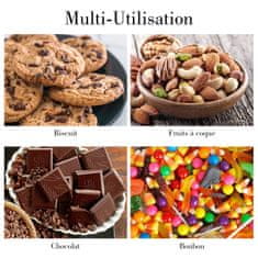 Nikcorp Prozirne celofanske vrećice 200 kom, set za pakiranje poklona s naljepnicama i vezicama, vodootporne, 10x15 cm