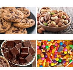 Nikcorp Ukrasne vrećice za poklone 200 kom, prozirne celofanske vrećice sa zahvalnicama i vezicama za slatkiše, kolače, nakit 14x20 cm