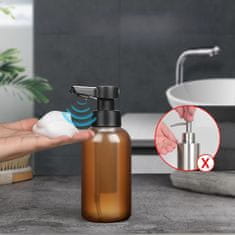 Nikcorp Automatski dozator sapuna bezkontaktni, senzor pokreta, punjivi 1800 mAh, za pjenu, 450 ml, smeđi