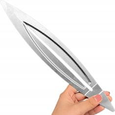 Nikcorp Hvataljka za šećer za kuhano vino, nehrđajući čelik, za pripremu punča, otporna na toplinu do 210°C, 33 x 5,5 cm