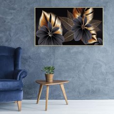 Nikcorp Slikanje po brojevima za odrasle, kreativni set za opuštanje, DIY uradi sam, platno s motivom cvijeća, akrilne boje, 60x30cm