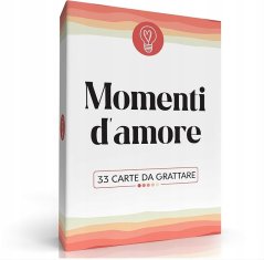 Nikcorp Društvena igra grebalica za parove, 33 romantična i zabavna izazova, poklon za Valentinovo i godišnjice, talijanski jezik