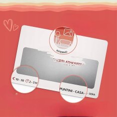 Nikcorp Društvena igra grebalica za parove, 33 romantična i zabavna izazova, poklon za Valentinovo i godišnjice, talijanski jezik