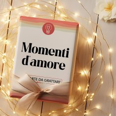 Nikcorp Društvena igra grebalica za parove, 33 romantična i zabavna izazova, poklon za Valentinovo i godišnjice, talijanski jezik