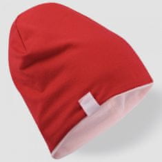 Nikcorp Dječja kapa za djevojčice, dvostrana i topla, za jesen i proljeće, rastezljiva i udobna, crveno-ružičasta, 54-56 cm