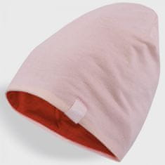 Nikcorp Dječja kapa za djevojčice, dvostrana i topla, za jesen i proljeće, rastezljiva i udobna, crveno-ružičasta, 54-56 cm