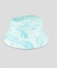 Nikcorp Dječji šešir bucket hat za djevojčice, moderan tie-dye uzorak, udoban kroj za zaštitu od sunca, pastelno plavi