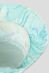 Nikcorp Dječji šešir bucket hat za djevojčice, moderan tie-dye uzorak, udoban kroj za zaštitu od sunca, pastelno plavi