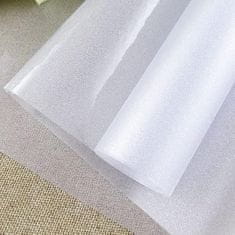 Nikcorp Samoljepljiva folija za prozore za privatnost i zaštitu, statična bez ljepila, Anti-UV zaštita, mat bijela 44,5x200 cm