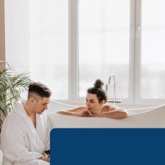 Nikcorp Folija za prozore za privatnost, matirana statična folija za staklo, UV zaštita 95%, bez ljepila, za kupaonicu, 90x220 cm