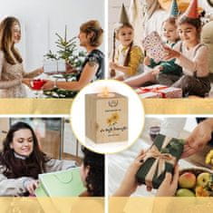 Nikcorp Drveni svijećnjak za lučice, idealan poklon za najbolju sestru, dekoracija s motivom suncokreta i natpisom, 7x7x9 cm