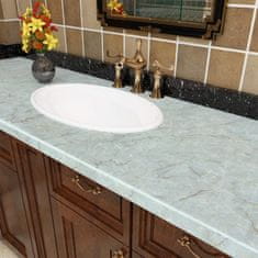 Nikcorp Samoljepljiva folija za namještaj, vodootporna PVC tapeta za kuhinju i kupaonicu, zid, stol, bijeli mramor 40x300 cm