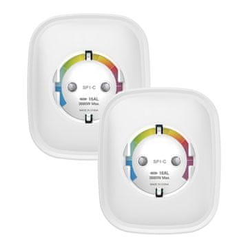 Gosund Gosund SP1-HE WiFi pametna utičnica, 2 komada (HomeKit), 16A