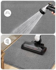 Nikcorp Otirač za vrata 80x120 cm, super upijajući i protuklizni, periv u perilici, za ulaz, hodnik i kuhinju, sivi