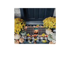 Nikcorp Otirač za Noć vještica 3D s klaunom Pennywise, protuklizni, za ulazna vrata, dekoracija za zastrašujuću atmosferu, 40x60 cm