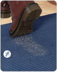 Nikcorp Otirač za vrata protuklizni i upijajući, periv u perilici, za ulaz, hodnik i kuhinju, tamnoplavi, 80x120 cm