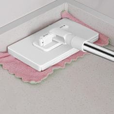 HOME & MARKER® Učinkovita mop krpa za čišćenje s 4 perive krpe i produženom drškom 100 cm | SWEEPI