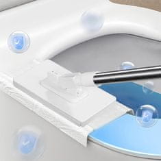 HOME & MARKER® Učinkovita mop krpa za čišćenje s 4 perive krpe i produženom drškom 100 cm | SWEEPI