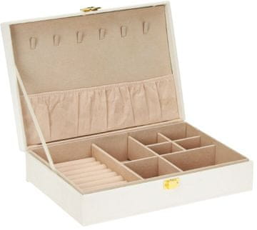 HOMESTYLING Kutija za nakit KO-HZ1810090 28x19 cm bijela