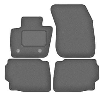 Velur grafitne auto prostirke za: Ford Mondeo MK5 limuzina, karavan (2015-)