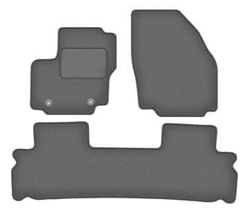 Velur grafitne auto prostirke za: Ford Galaxy MK2 minivan (2006.-2012.)