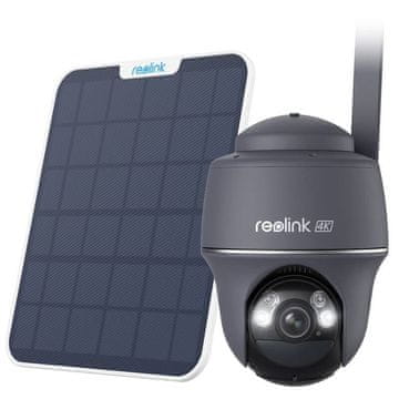 Reolink GO G440 IP kamera + solarni panel, 8MP 4K Ultra HD, 4G LTE, rotacija 355°, baterija od 21,6 Wh, siva